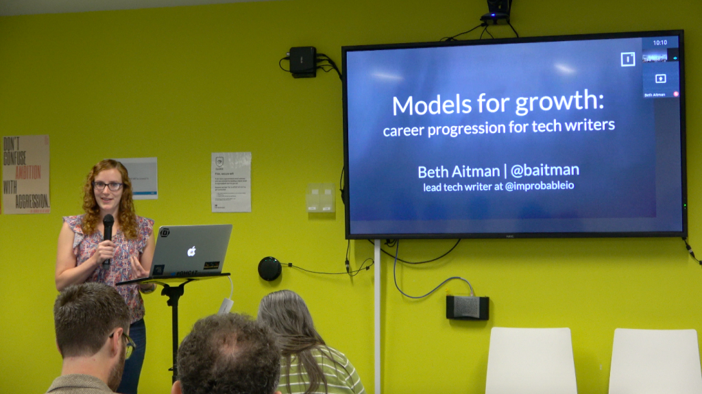 Beth-Airman-Presenting-at-Write-the-docs