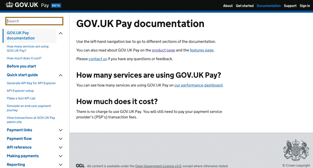The image shows version 2 of the technical documentation tool